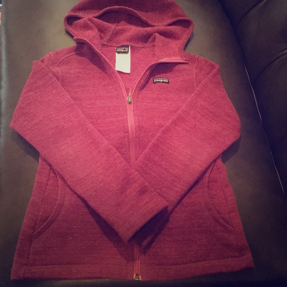 Patagonia Girls M (10) Full Zip Better Sweater.